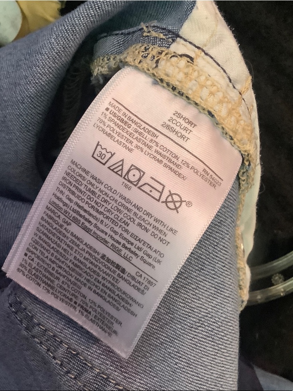 Gap Maternity Full Panel Skinny Jeans Size 2P - Picture 9 of 10